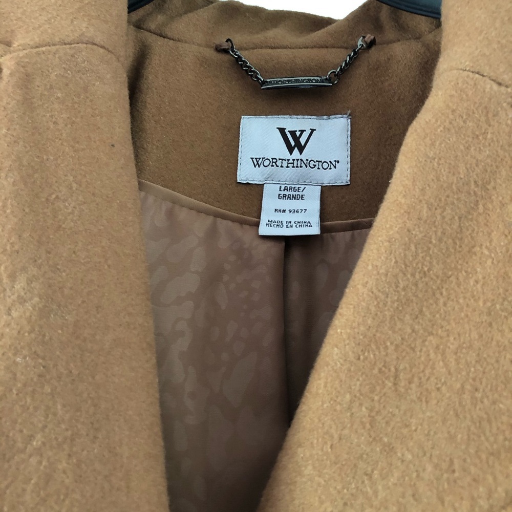 Worthington Camel Colored Wool Coat